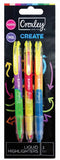 CROXLEY Create mini highlighters Pastel 6 pack