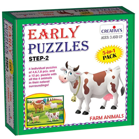 Creatives - Early Puzzle Step II - Farm Animals