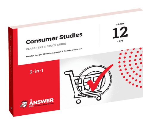 The Answer Series: Grade 12 Consumer Studies 3-in-1 CAPS - 3 Year License (e-book)