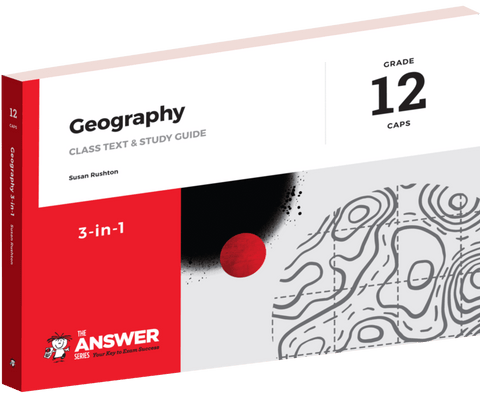 The Answer Series: Grade 12 Geography 3-in-1 CAPS - 3 Year License (e-book)