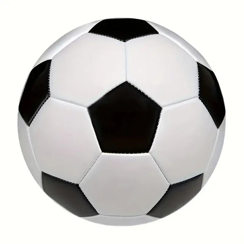 Kids PVC Stitched Soccer Ball Size 4 Black & White