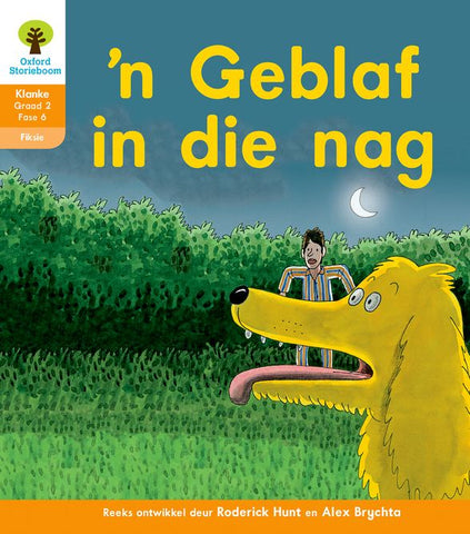 Oxford Storieboom Klanke Fiksie Boek 11: Graad 2 Fase 6 'n Geblaf in die nag