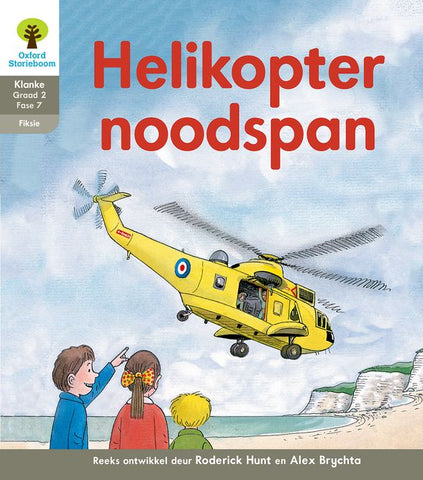 Oxford Storieboom Klanke Fiksie Boek 23: Graad 2 Fase 7 Helikopter noodspan