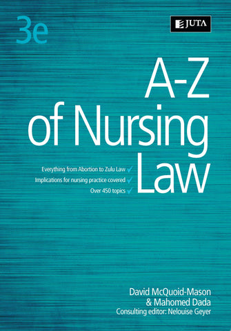 A-Z of Nursing Law (e-book) 3rd Ed.