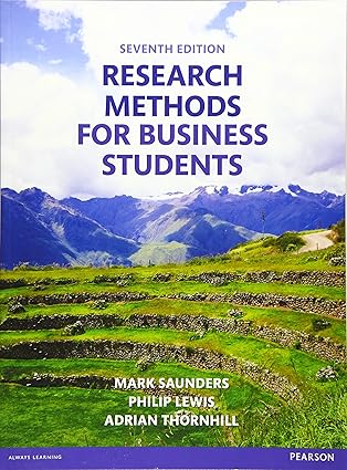 Research Methods for Business Students