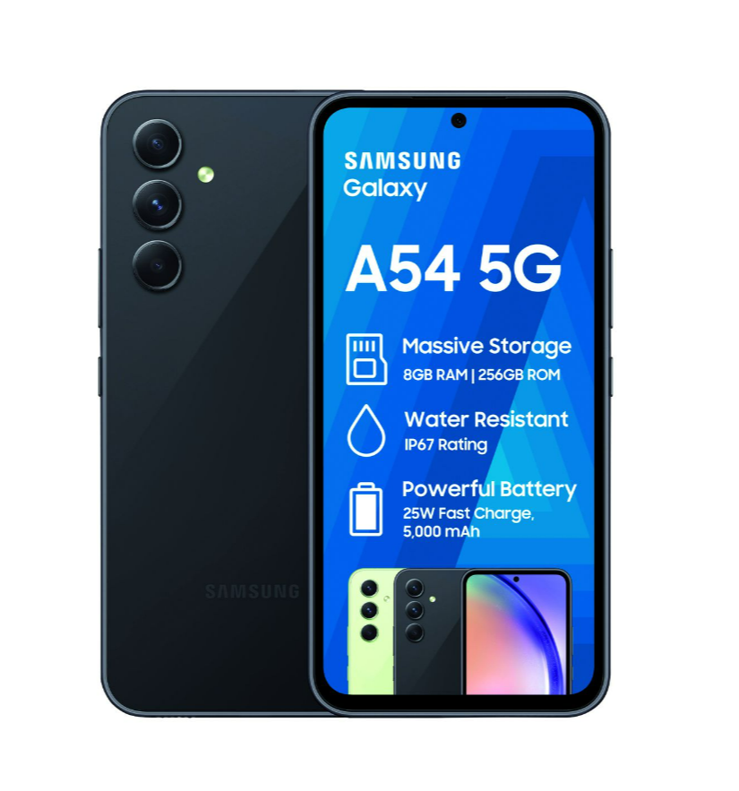 Samsung Galaxy A54 5G 128GB Dual-SIM Svart