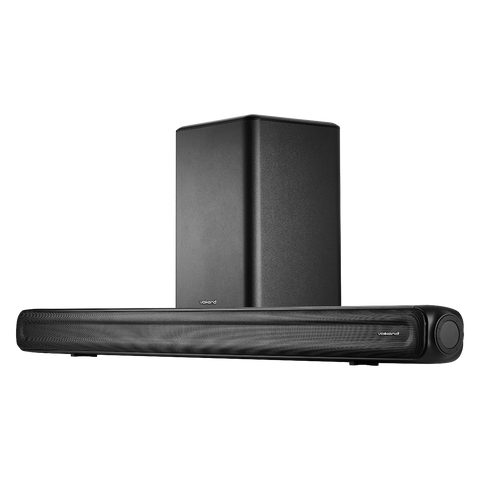 VolkanoX Supersonic Series 2.1 200 W Soundbar System with Wireless Subwoofer (Black)