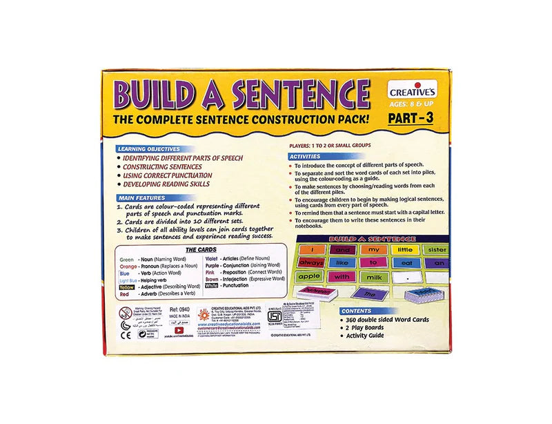 Creatives - Build A Sentence Part 3 – Elex Academic Bookstore