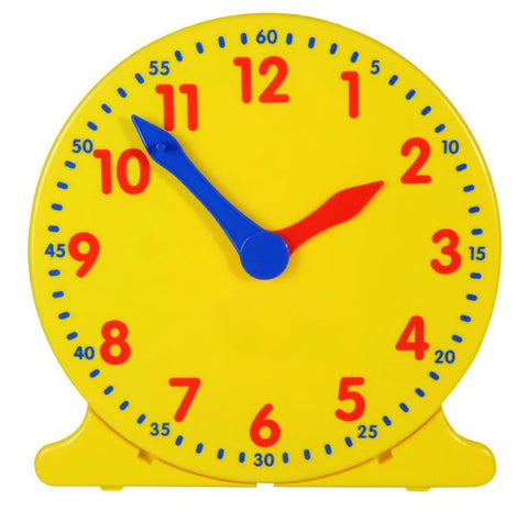 Large Clock Learn To Tell Time - 30cm Diameter