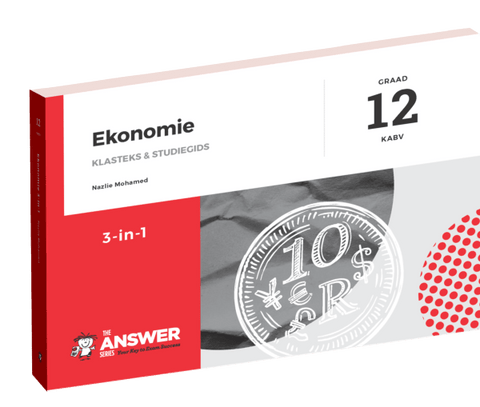 The Answer Series Graad 12 Ekonomie 3-in-1 KABV 3 Year License (e-book)