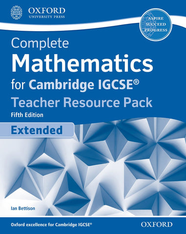 Complete Mathematics for Cambridge IGCSE Teacher Resource Pack (Extended) 5th edition