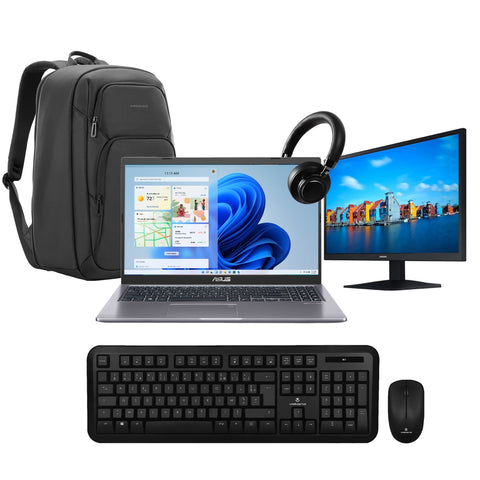ASUS i3 W11H (8GB/256SSD) Monitor Bundle