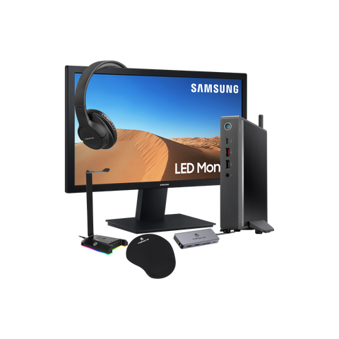 ACER i3 Desktop Bundle 8GB/512SSD (Monitor + Headphone + Headphone Stand+ Mousepad)