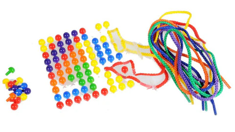 Pegboard Set with Pegs and Laces