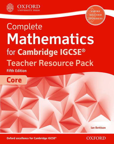Complete Mathematics for Cambridge IGCSE Teacher Resource Pack (Core) 5th edition