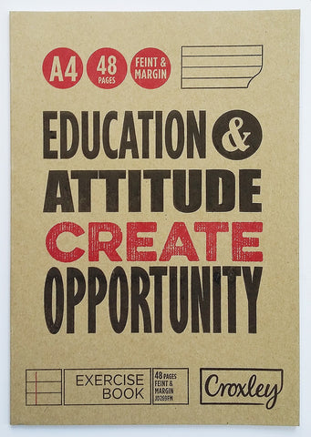 CROXLEY JD269 A4 48 Page Feint & Margin