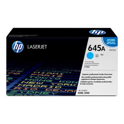 HP Cyan Print Cartridge (12,000 pages) for HP 5500, 5550 Printers