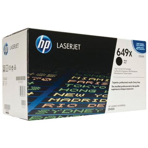 HP 649X Black Laserjet Toner Cartridge High Yield