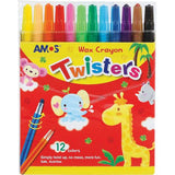 AMOS TWISTERS & WAX CRAYONS