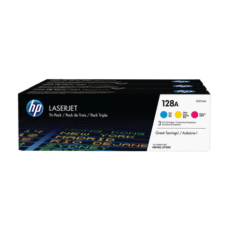HP 128A Colour Laserjet Toner Tri Pack