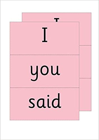 Read Write Inc Phonics Red Word Cards Cards