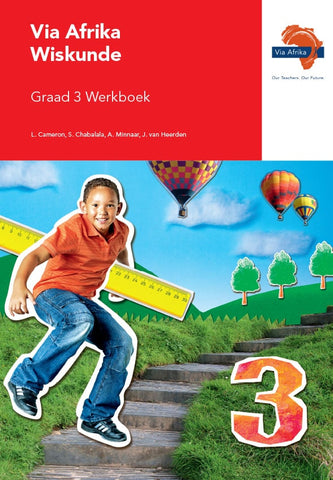 Via Afrika Wiskunde Graad 3 Werkboek (Printed book.)