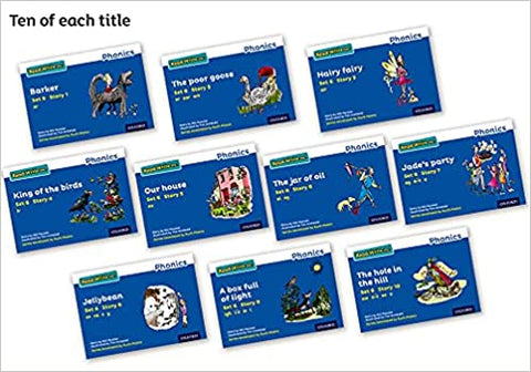 RWI Set 6 blue storybooks (for classroom use) pk 100 (Read Write Inc. Phonics) Paperback
