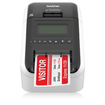 Brother  Ultra Flexible Label Printer with Multiple Connectivity(QL820NWB)