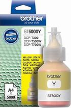 Brother Yellow Ink for Brother DCPT310; DCPT500W, DCPT510W; DCPT710W and MFCT910DW (BT5000Y)