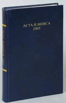 Acta Juridica 2005