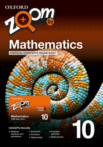 Zoom in Mathematics Grade 10 (USB and Book)