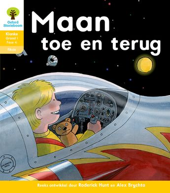 Oxford Storieboom Klanke Fiksie Boek 37: Graad 1 Fase 4 Maan toe en terug