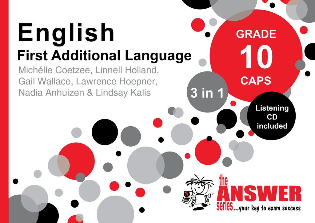 THE ANSWER SERIES ENGLISH FIRST ADDITIONAL LANGUAGE 3 in 1 STUDY GUIDE ...