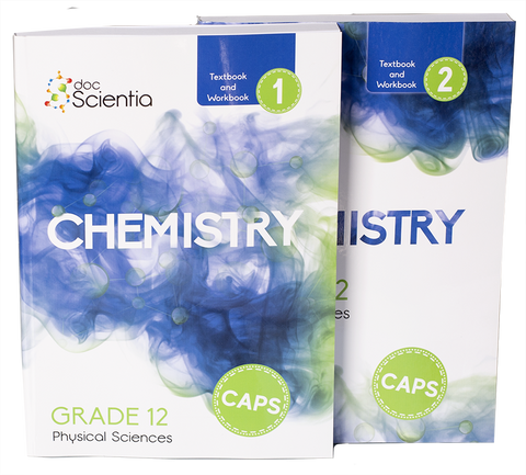 Gr. 12 Chemistry Textbook and Workbook (Book 1 and 2 Black and White)