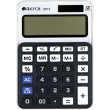 12 DIGIT DESKTOP CALCULATOR SMALL BLACK / WHITE 2015