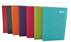 CTP 2022 A5 SOFT TOUCH PERIMETER STITCHED DIARY (Each)