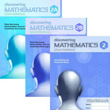 DISCOVERING MATHS 2 CLASS PACK OF 60 (20X 2A TEXTBOOKS, 20X 2B TEXTBOOKS, 20X WORKBOOKS) - SINGAPORE MATHS SECONDARY LEVEL
