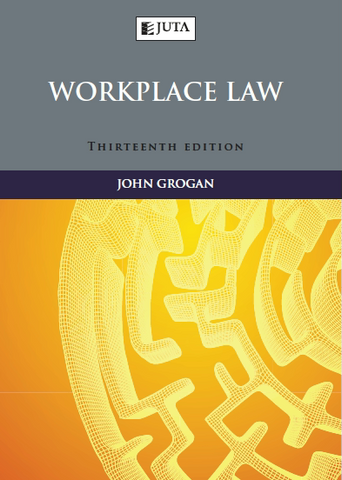 Workplace Law 13th edition