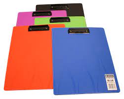 A4 PP LAMINATED CLIPBOARD BLACK (Each)