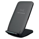 Volkano Pylon series upright fast wireless charger - black