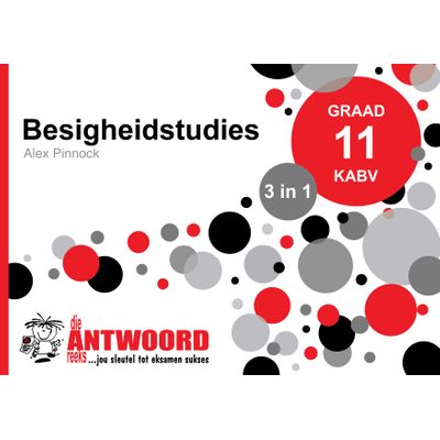 THE ANSWER SERIES BESIGHEIDSTUDIES 3 in 1 STUDUEGIDS - GRAAD 11: KABV