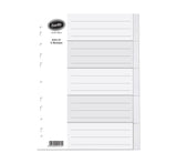 Bantex Manilla Board Dividers and Indices