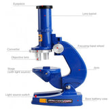 Microscope Refined Chemistry Set 100 x 200 x 450 x Magnification