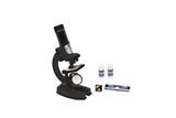 Kids Black Microscope Set 100/200/450X 23pc