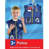 Policeman Vest Costume With Accessories