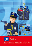 Policeman Officer Uniform Costume With Hat And Accessories