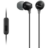 Sony MDR-EX15AP In-Ear Earphones with Mic - Black