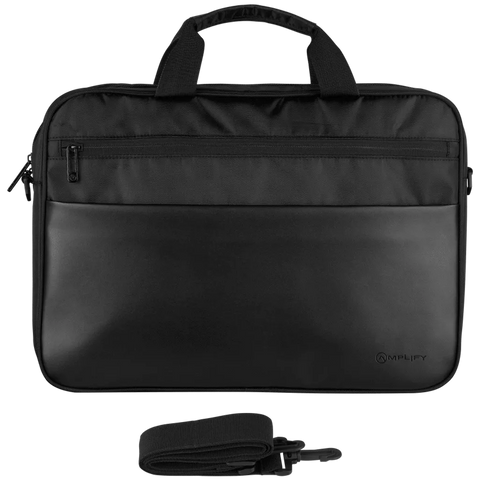 Amplify Panama 15.6-inch Laptop Shoulder Bag - Black