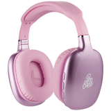 Pro Bass Retro Bluetooth Wireless Headphone with PU Case - Pink