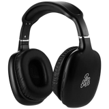 Pro Bass Retro Bluetooth Wireless Headphone with PU Case - Black
